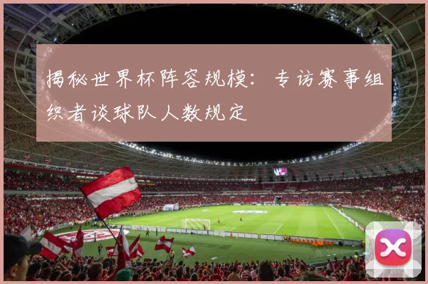 揭秘世界杯阵容规模：专访赛事组织者谈球队人数规定