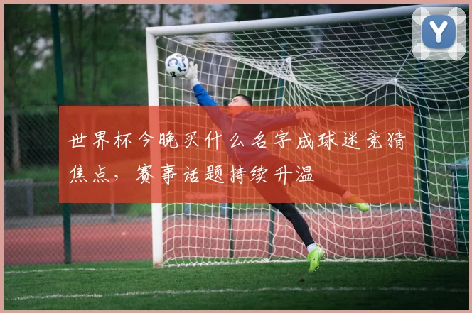 世界杯今晚买什么名字成球迷竞猜焦点,赛事话题持续升温
